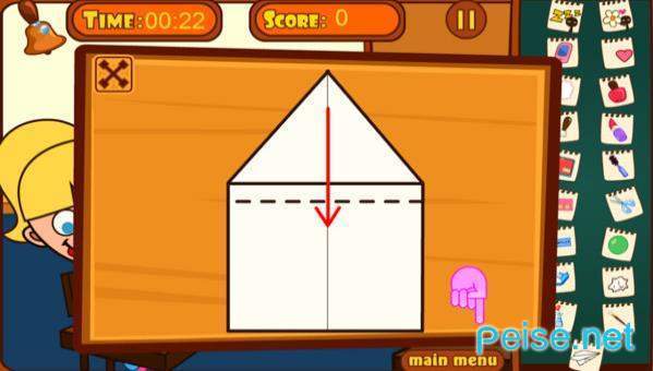 高中女生课堂上捣乱