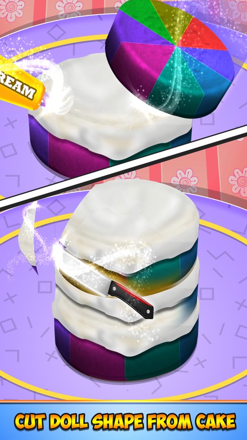 彩虹娃娃蛋糕机