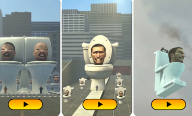 马桶人vs监控人