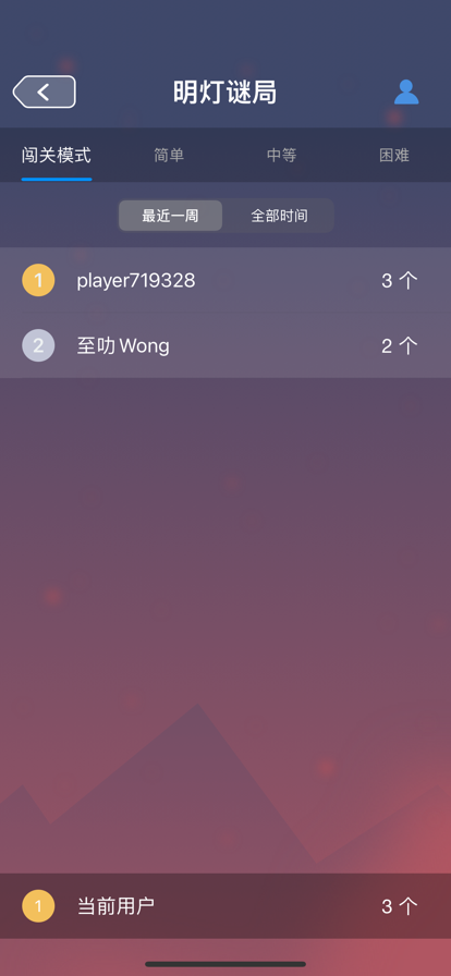 明灯谜局