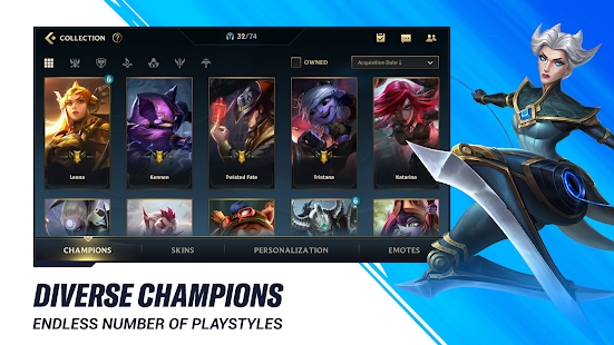league
